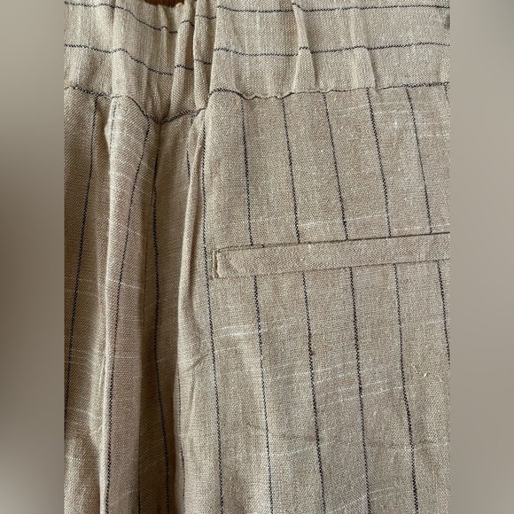 Zara | NWT Pleated Linen Pants - Picture 5 of 6